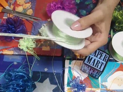 Pull String Bow from Paper Mart