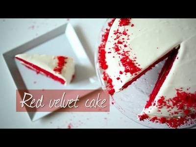 Red velvet cake recipe video - How to make a classic red velvet cake