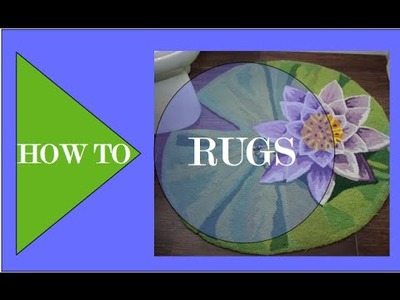 RUGS, How To Make an Area Rug - Interior Design