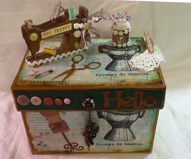 Sew Pretty Vintage Sewing Box