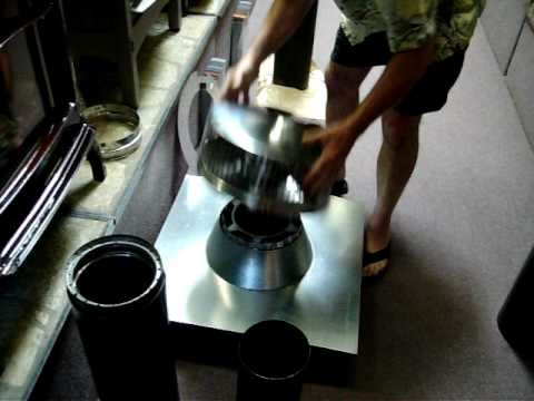 Wood Stove Chimney Installation Basics Video review #1