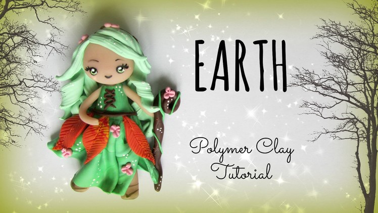 4 Elements - Earth - Polymer clay Tutorial ❀ Doll Chibi