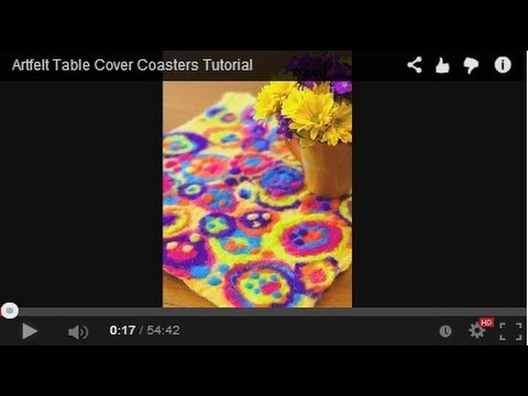 Artfelt Table Cover Coasters Tutorial