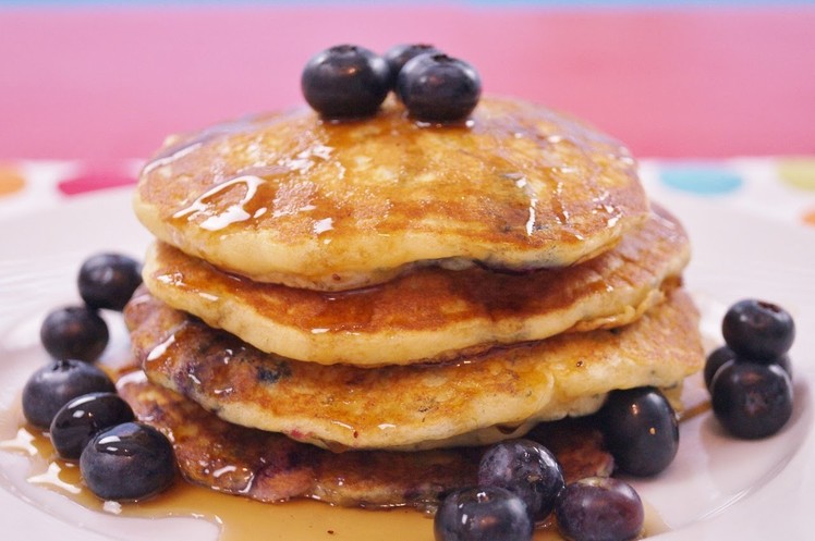 Blueberry Pancakes Recipe: How To Make Pancakes: Best From Scratch: Di Kometa-Dishin' With Di #93