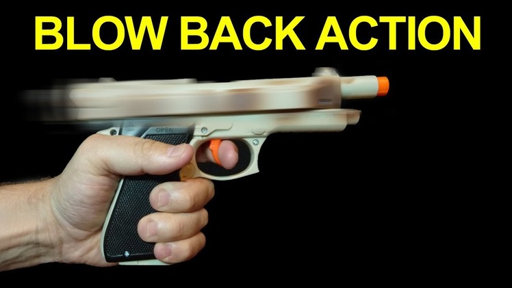 Cheap Gun with Blow Back Action !! Not Airsoft -  Filmmaking QUICK FX