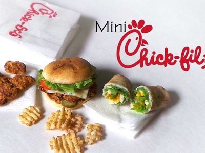 Chick-Fil-A Inspired Miniatures - Polymer Clay Tutorial