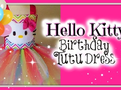 D.I.Y. Hello Kitty Birthday Tutu Dress Tutorial