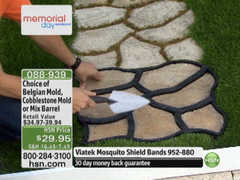 Do-It-Yourself Cobblestone-Look Walkway Molds from Pathmate