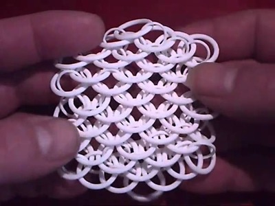 Dragonscale Chain maille - 3D printed @shapeways