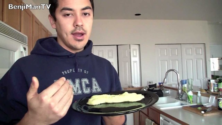 Easy How to make Omelette Video (eggs)- BenjiManTV
