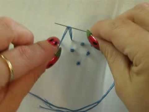 Embroidery:  French Knots