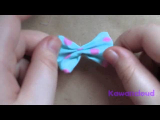 ENGLISH : How to make fabric bows