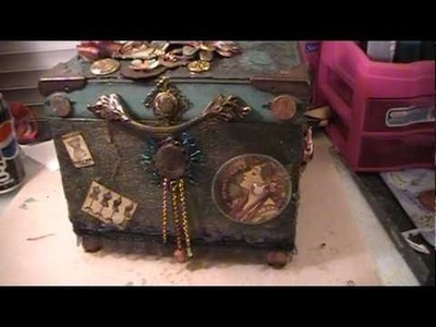 FINISHED STEAMPUNK BOX!! Yahoo!!