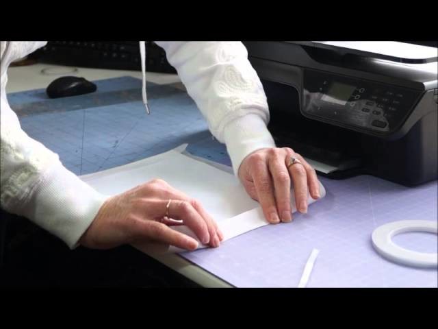 How I print on Tissue Paper ~ Tutorial
