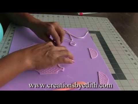 How to make a "Baby onesie" in cold porcelain or gumpaste