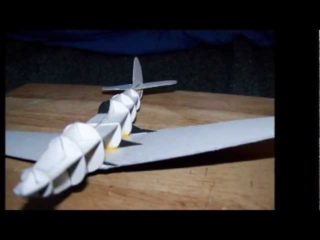 How to make a cool -  BELL P-39 AIRACOBRA Paper Model Airplane