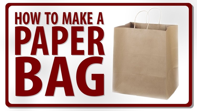 How to Make a Paper Bag - Video by Rohit