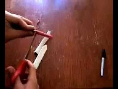 How to make a paper butterfly knife
