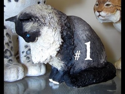 How to Make a Paper Mache Cat, Lesson #1