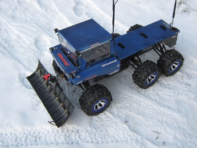 How to make a RC snow plow
