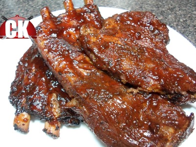 How to make Slow Cooker BBQ Ribs - Chef Kendra's Easy Cooking!