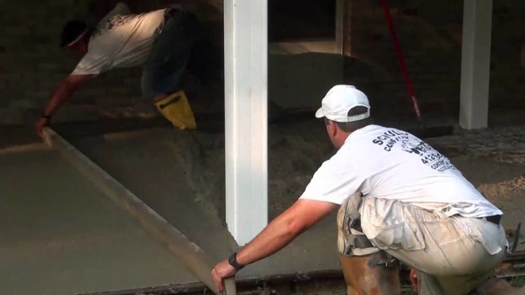 How to Pour Concrete Patio