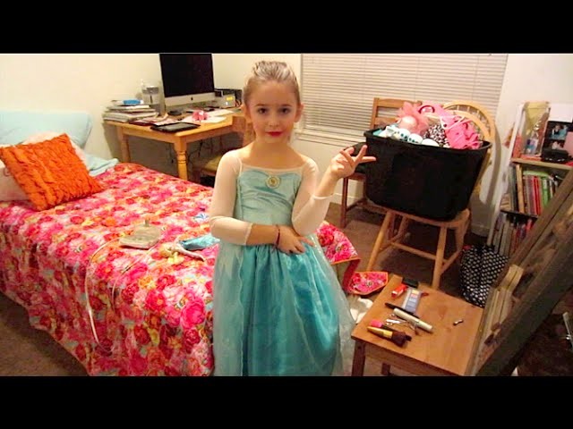Kids Disney Frozen Makeup Tutorial Inspired by Queen Elsa