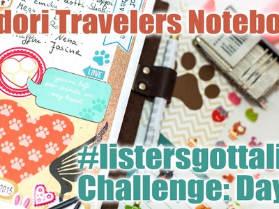 Midori Travelers Notebook - Listers gotta List - Day 4