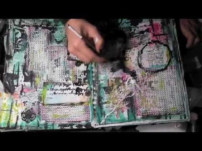 Mixed Media Friday " Playing with Texture" Art Journal