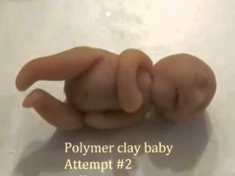 My Creepy Polymer Clay Babies! Clay baby