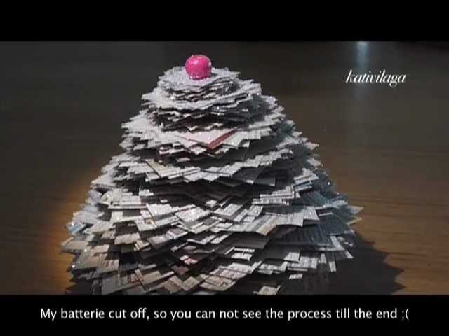 Paper Christmas Tree - Sapin de Noël en papier