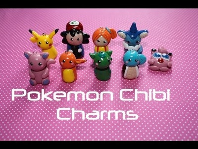 Pokemon Chibi Charms - Polymer Clay