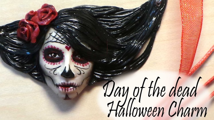 Polymer Clay *Day Of The Dead Sugar Skull* Halloween Charm Tutorial