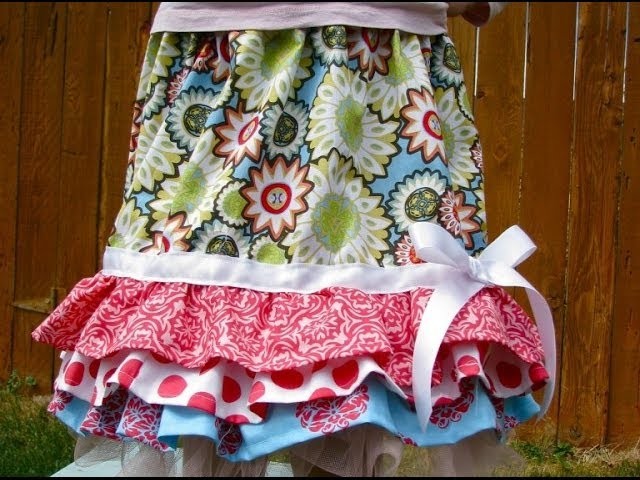 Ruffled Rhumba Skirt Tutorial - No Pattern Needed!