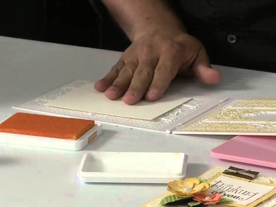 Spellbinder Paper Arts - Embossing Folder Meets Brayer