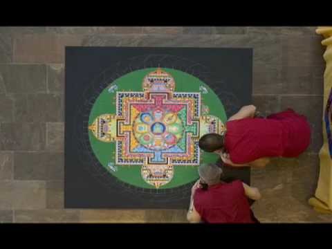 Time Lapse Making of a Mandala: The Crow Collection of Asian Art