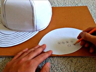 Tutorial on How to Make a Flat Brimmed Paper Hat (New Era Style)