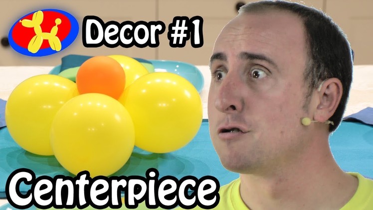 Balloon Flower Centerpiece - Balloon Decor Lessons #1