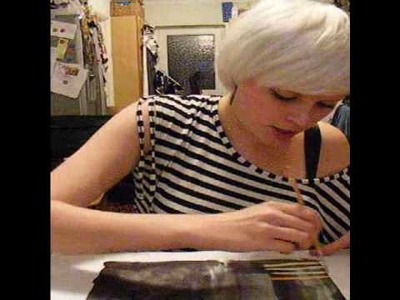 Bleach painting