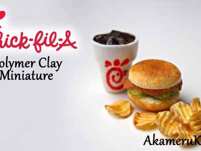 Chick-Fil-A inspired Miniature - Polymer clay tutorial