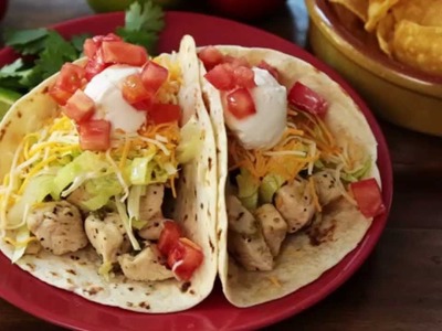 Chicken Recipes - How to Make Chicken Soft Tacos