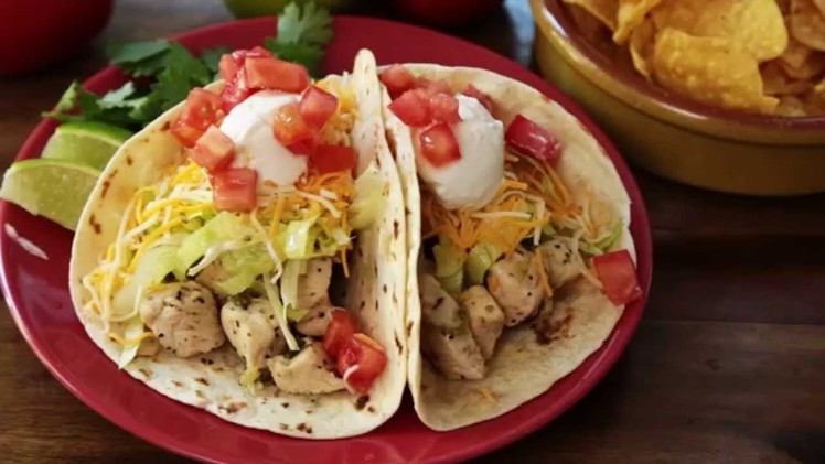 Chicken Recipes - How to Make Chicken Soft Tacos