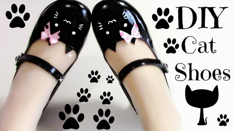 DIY Cat Shoes (Easy) Meow Meow