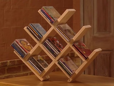 DIY Wooden CD Rack