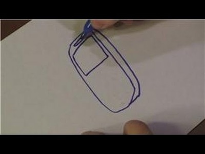 Drawing Lessons : Step-by-Step Instructions on How to Draw a Cell Phone