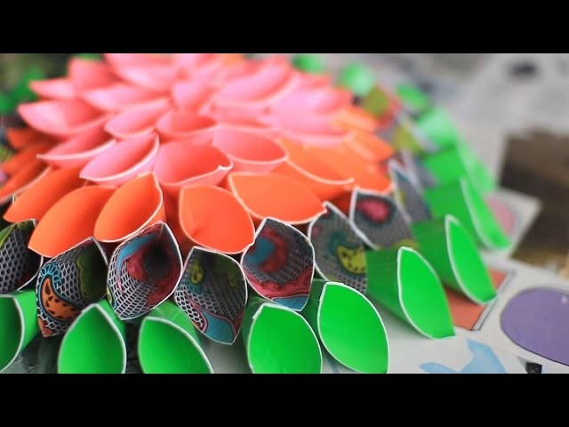 Duck Tape Crafts with LaurDIY: How to Make a Duck Tape Flower Wreath