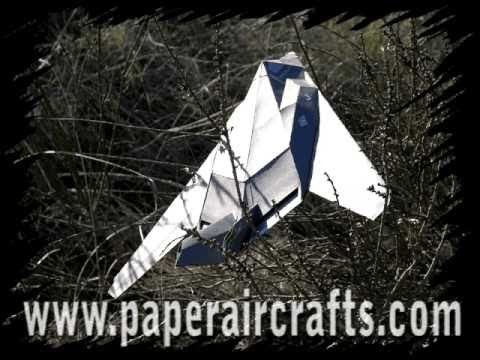 F-117 Paper Airplane