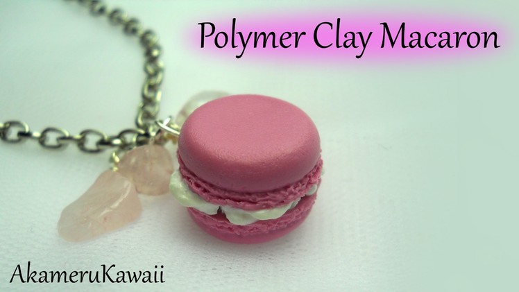 French Macaron charm - Polymer clay tutorial