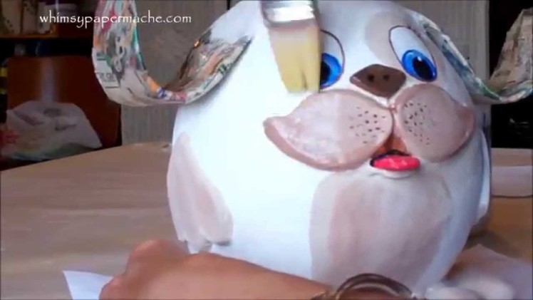 How 2 Make A Pup With Paper Mache Clay