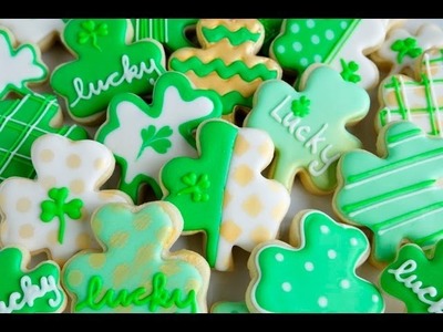 How To Decorate Lucky Shamrock Cookies For Saint Patrick's Day